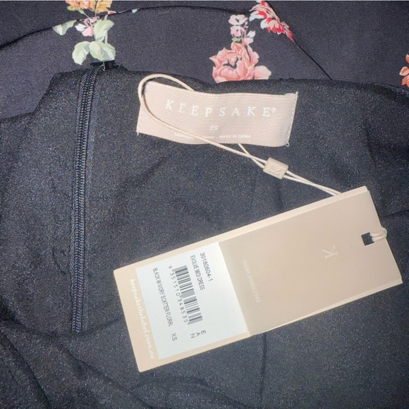 KEEPSAKE the Label Black and Floral Dress size XS - Picture 10 of 16